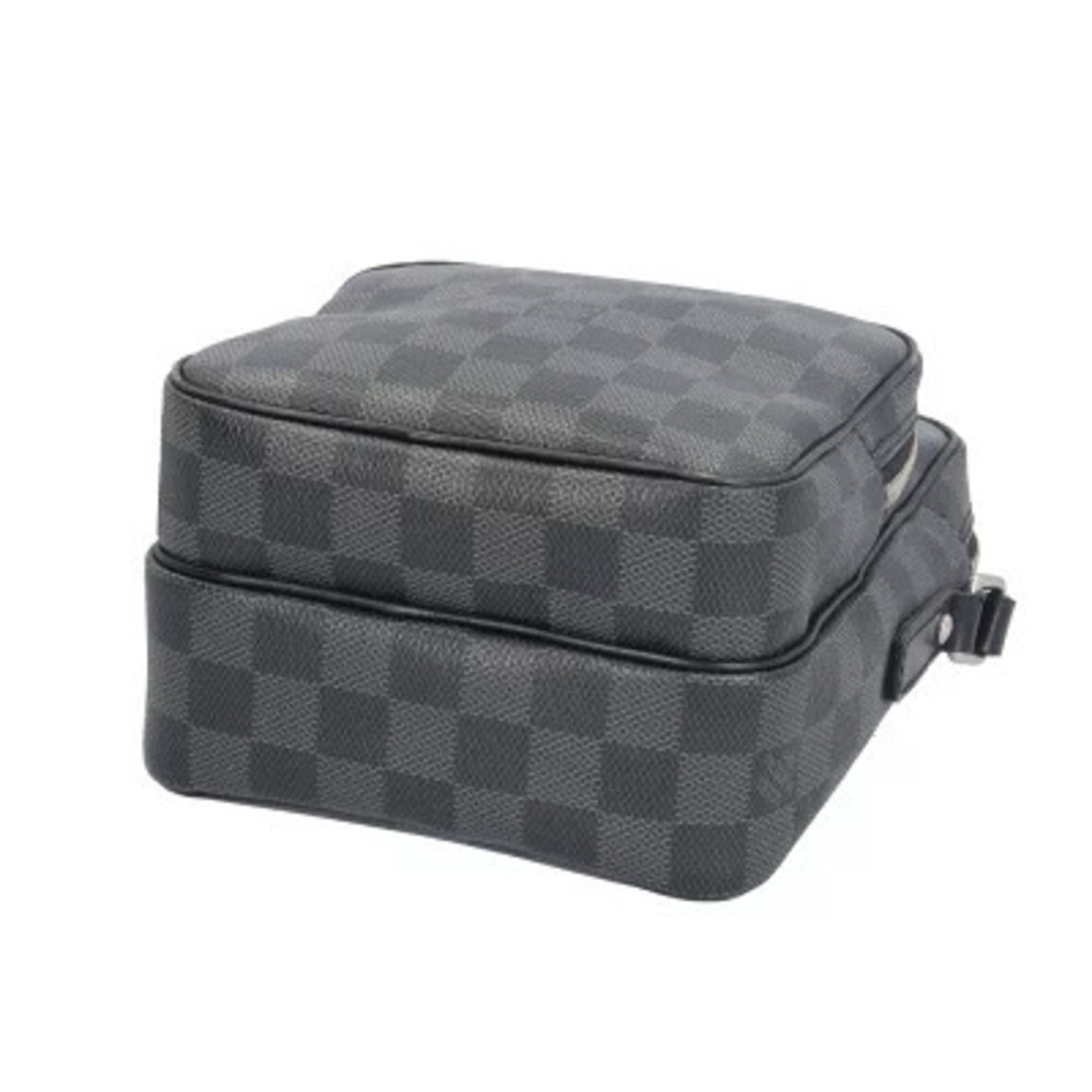 Louis Vuitton Shoulder Bag Black Canvas Rem Black Damier Graphite View 5
